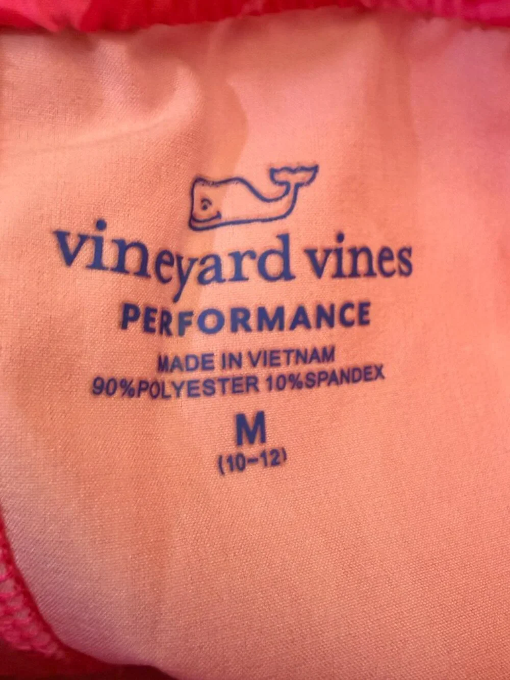 Vineyard Vines Kids Pink Tropical Performance Swim Trunks M 10-12